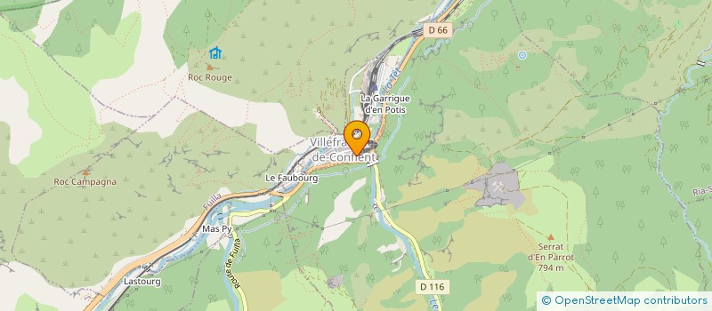 localisation de l'entreprise SARL CHRISAND à VILLEFRANCHE-DE-CONFLENT