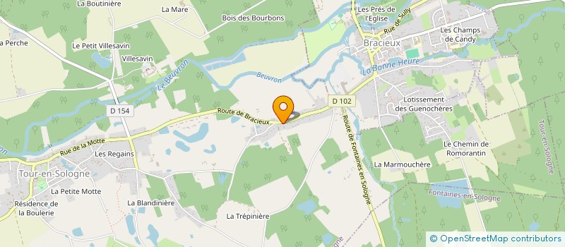 localisation de l'entreprise SARL CHRISBRU TOURISME  MARCILLY-EN-GAULT