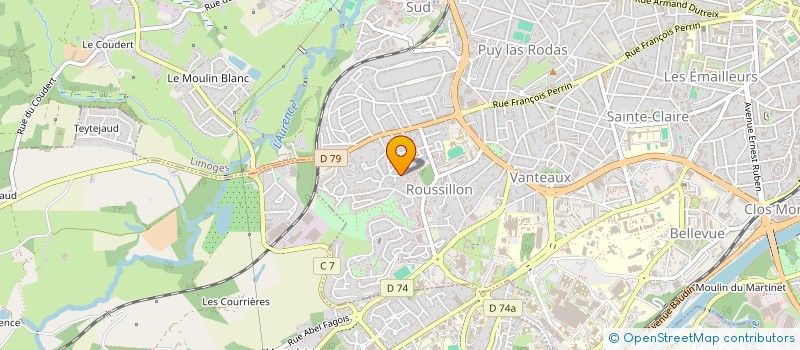 localisation de l'entreprise SARL CHRISFELI à LIMOGES