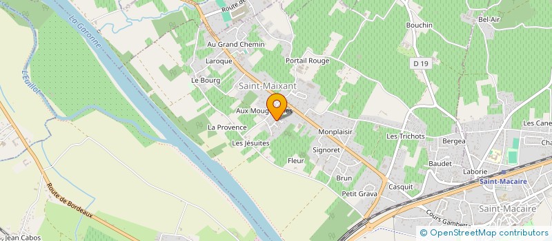 localisation de l'entreprise SARL CHRISTELE  SAINT-MAIXANT