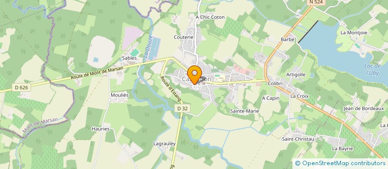 localisation de l'entreprise SARL CHRISTER à CAZAUBON