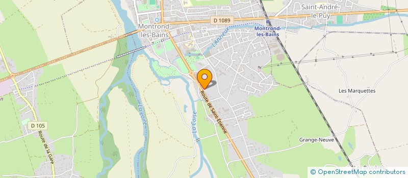 localisation de l'entreprise SARL CHRISTIAN DE ARAUJO  MONTROND-LES-BAINS