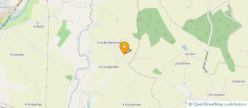 localisation de l'entreprise SARL CHRISTIAN LACROIX  MONTESTRUC-SUR-GERS