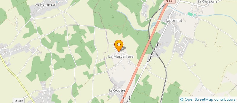 localisation de l'entreprise SARL CHRISTIAN PETIT à TAPONNAT-FLEURIGNAC