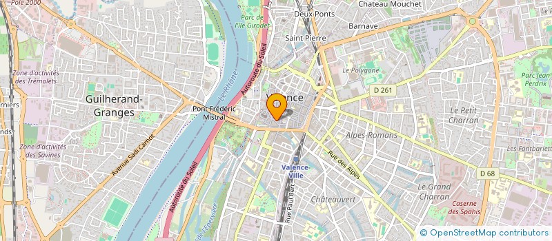 localisation de l'entreprise SARL CHRISTIAN PHOTOS VIDEO  VALENCE