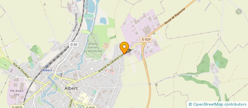 localisation de l'entreprise SARL CHRISTIAN ROBLOT à ALBERT