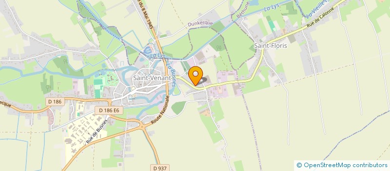 localisation de l'entreprise SARL CHRISTIANN à SAINT-VENANT