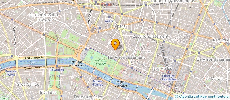 localisation de l'entreprise SARL CHRISTILLE à PARIS
