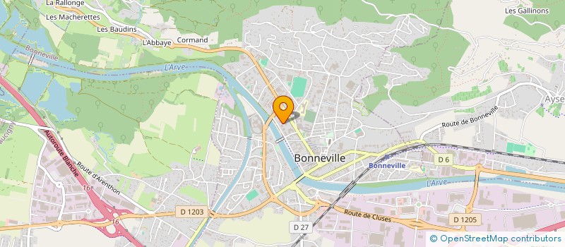 localisation de l'entreprise SARL CHRISTINAZ PESSEY - MAGNIFIQUE  BONNEVILLE