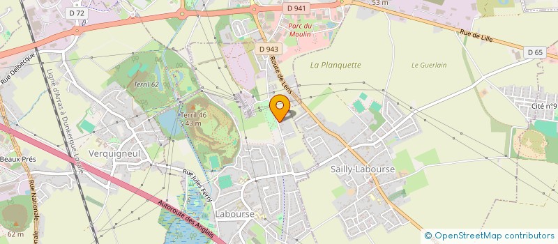 localisation de l'entreprise SARL CHRISTOPHE  BEUVRY