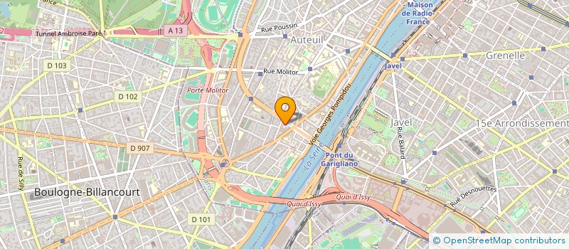 localisation de l'entreprise SARL CHRISTOPHE CARTHIER  PARIS