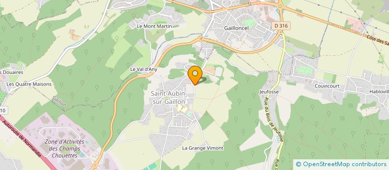 localisation de l'entreprise SARL CHRISTOPHE DANIEL  SAINT-AUBIN-SUR-GAILLON