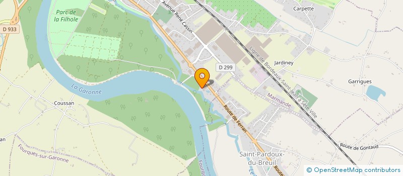 localisation de l'entreprise SARL CHRISTOPHE LEFAIT à MARMANDE