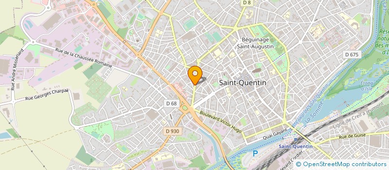 localisation de l'entreprise SARL CHRISTOPHE LESOT AUTOMOBILES à SAINT-QUENTIN