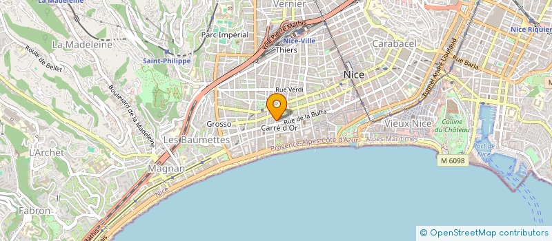 localisation de l'entreprise SARL CHROMAGEN FRANCE à NICE