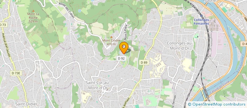 localisation de l'entreprise SARL CHROME  SAINT-CYR-AU-MONT-D'OR