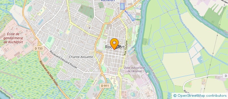 localisation de l'entreprise SARL CHRONOGRAPH  ROCHEFORT