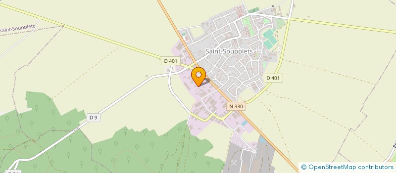 localisation de l'entreprise SARL CHRYSEIS  SAINT-SOUPPLETS