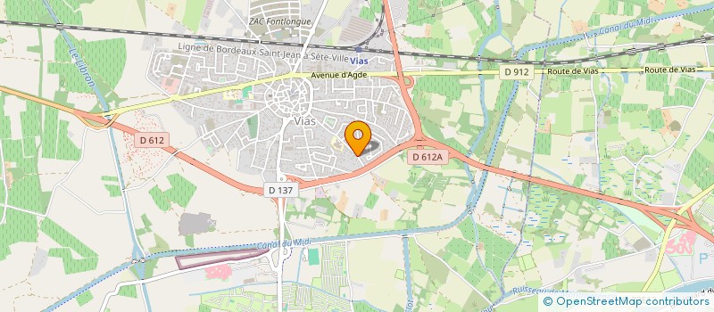 localisation de l'entreprise SARL CHUECOS FRERES à VIAS