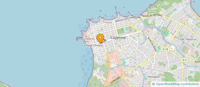 localisation de l'entreprise SARL CHUN FENG à CAYENNE
