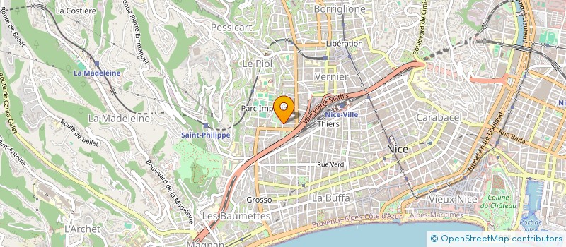 localisation de l'entreprise SARL CHUPA à NICE