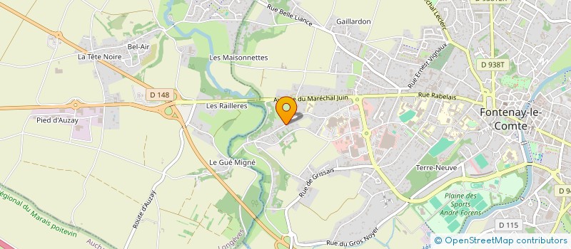 localisation de l'entreprise SARL CHUPIN & CO à FONTENAY-LE-COMTE