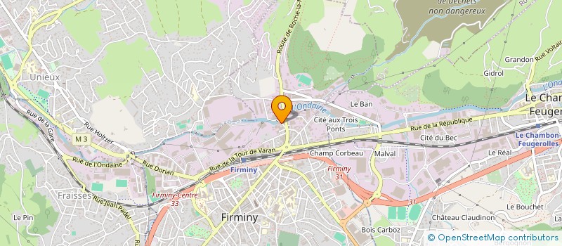 localisation de l'entreprise SARL CIA AGENCEMENT à FIRMINY