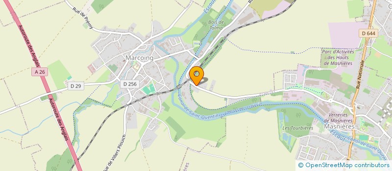 localisation de l'entreprise SARL CIBLE VRD  MARCOING