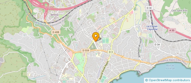 localisation de l'entreprise SARL CIBOSUD à LA CIOTAT