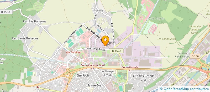 localisation de l'entreprise SARL CIDEC à DREUX