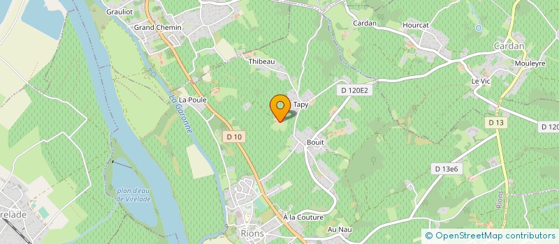 localisation de l'entreprise SARL CIGANA DISTRIBUTION  SAINTE-CROIX-DU-MONT