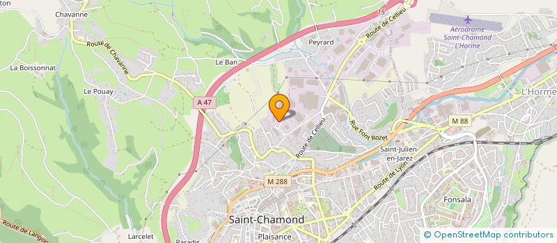localisation de l'entreprise SARL CIMAC à SAINT-CHAMOND
