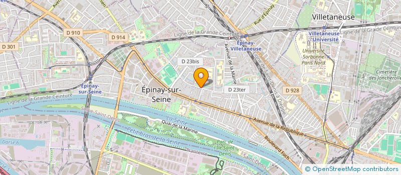 localisation de l'entreprise SARL CIMES DES PRESLES à EPINAY-SUR-SEINE