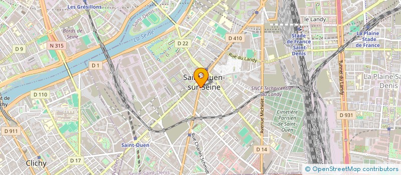 localisation de l'entreprise SARL CIMSO à SAINT-OUEN-SUR-SEINE
