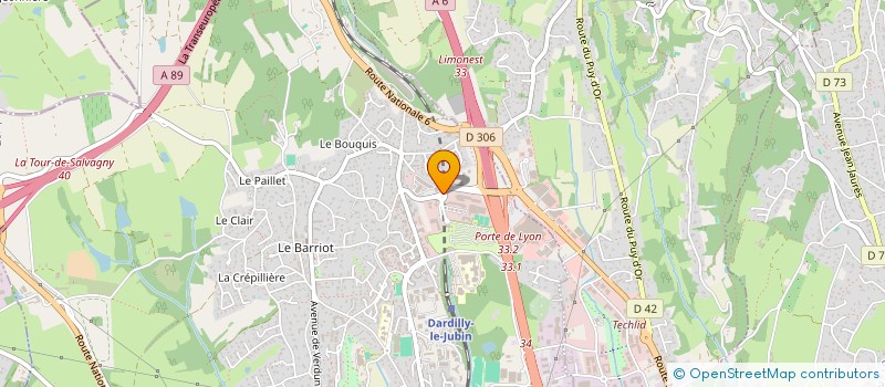 localisation de l'entreprise SARL CINDY à DARDILLY