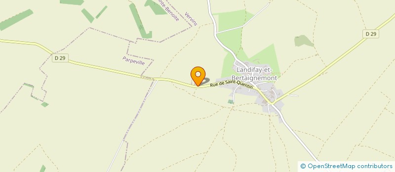 localisation de l'entreprise SARL CINEST à LANDIFAY-ET-BERTAIGNEMONT