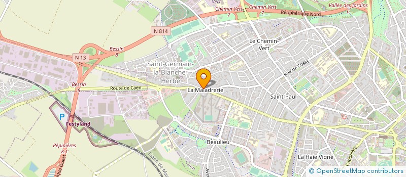 localisation de l'entreprise SARL CINNA BAR à CAEN