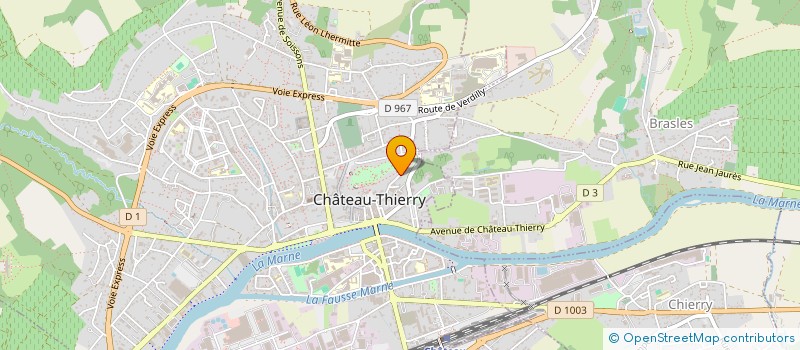 localisation de l'entreprise SARL CIPEL  CHATEAU-THIERRY