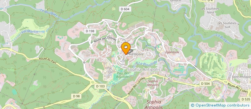 localisation de l'entreprise SARL CIRTA à VALBONNE