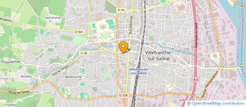localisation de l'entreprise SARL CIRTA AMAZONE à VILLEFRANCHE-SUR-SAONE