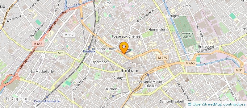 localisation de l'entreprise SARL CITEASE  ROUBAIX