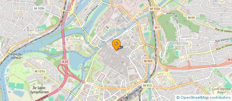 localisation de l'entreprise SARL CITY 1  METZ