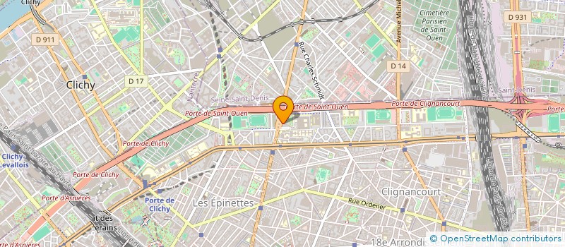 localisation de l'entreprise SARL CITY à PARIS