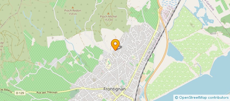 localisation de l'entreprise SARL CIVAP à FRONTIGNAN