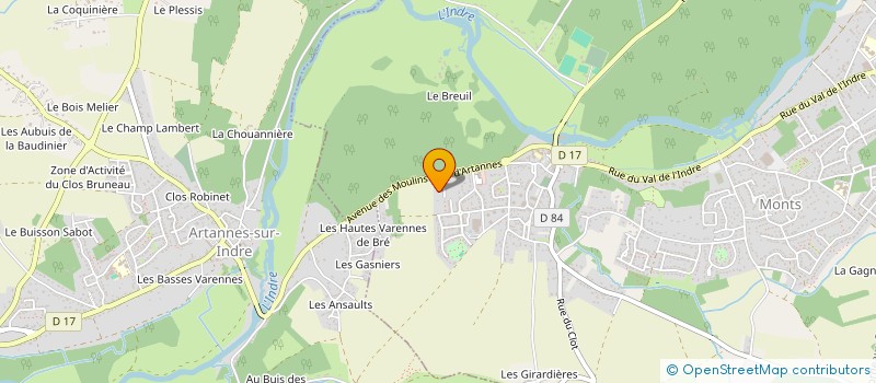 localisation de l'entreprise SARL CIZEAU à MONTS
