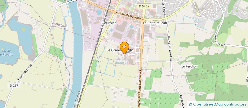 localisation de l'entreprise SARL CJECH  MONTELIMAR