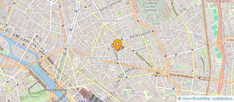 localisation de l'entreprise SARL CLAIR  PARIS