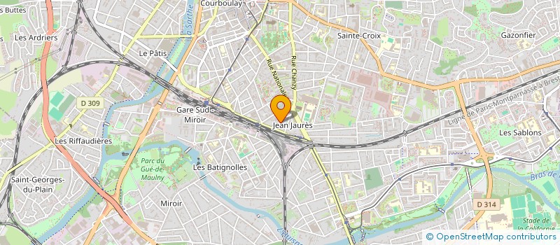 localisation de l'entreprise SARL CLAIR SOLEIL à LE MANS