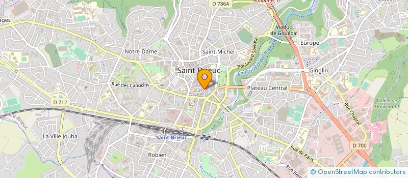 localisation de l'entreprise SARL CLAIRE GUILLERM à SAINT-BRIEUC