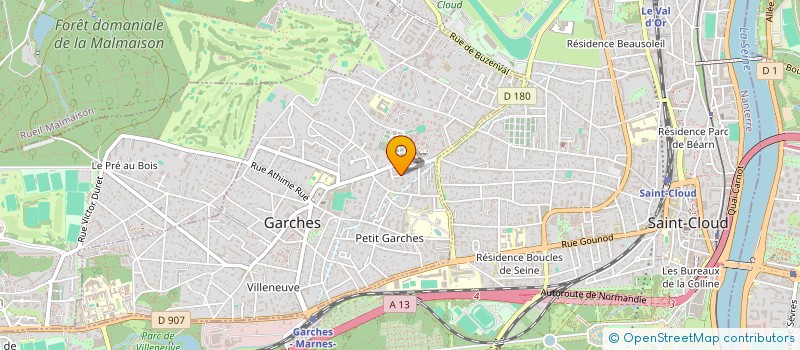 localisation de l'entreprise SARL CLAPOTIS 5 à GARCHES